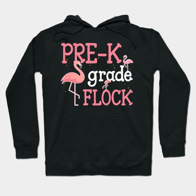 Flamingo Pre-K Back To School Hoodie by kateeleone97023